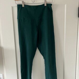 Zella Dark Green Full Length Leggings Size M